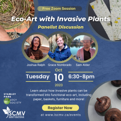 Stewardship Session - Eco-Art with Invasive Plants - October 2023 photo